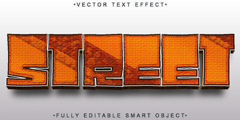  Street Urban City Vector Fully Editable Smart Object Text Effect