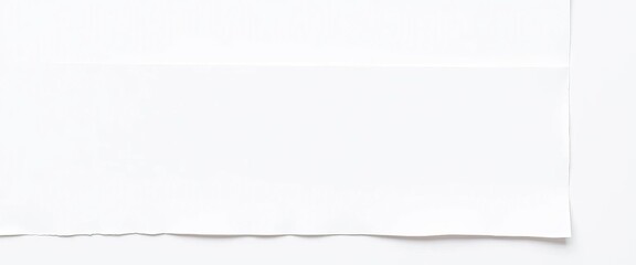 Crisp white paper folded neatly, showing creases and texture, design, close up