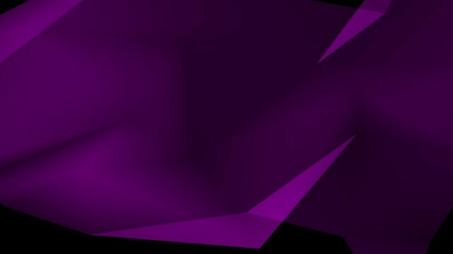 Abstract dark purple geometric background with faceted shapes and subtle gradients.