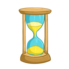 hourglass isolated on white