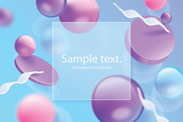 Abstract background with flowing liquid shapes and pastel colors perfect for design and branding.
Modern electronic music festival poster with abstract geometric shapes and neon lights on a dark backg