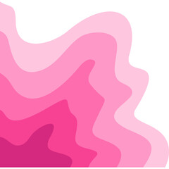 Pink Wavy Corner Gradient