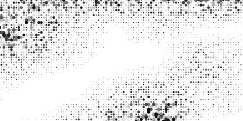 Modern dotted abstract black and white blur background abstract