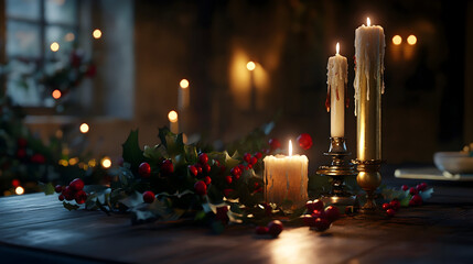 christmas tree in the night