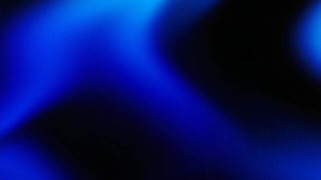 Abstract Blue and Black Fluid Motion Background color