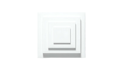 White square layers progressively receding, centered on black background
