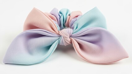 Pastel Hair Bow Accessory Isolated