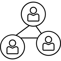 Networking Icon Illustration