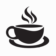 Cafe Coffee Cup Icon Vector Isolated on white background