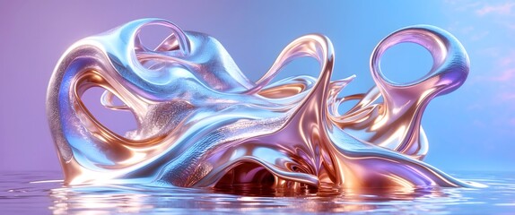 The path to Artificial General Intelligence (AGI). Conceptualizing the next wave of artificial intelligence. Abstract Fluid Structures Transforming in Vibrant Colors and Textures