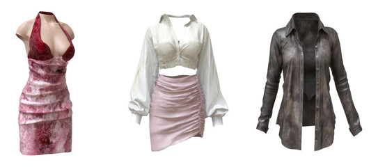 Elegant Ensemble Trio for Cocktail Parties and Evening Wear Fashion Inspiration