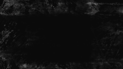 Abstract dark grey marble texture frame with central copy space