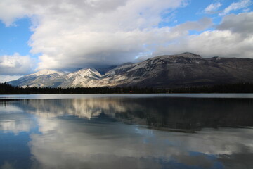 Clouds Over Lake Edith, Jasper National Park, Alberta