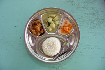 Thai daily school lunch