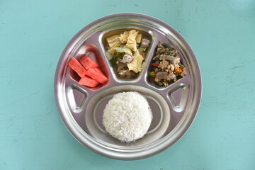 Thai daily school lunch