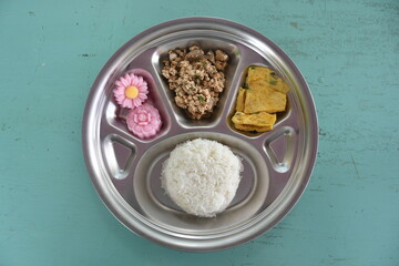 Thai daily school lunch