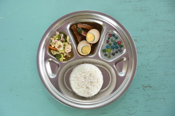 Thai daily school lunch