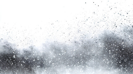 Dynamic falling snow and particle blizzard effect with white background, perfect for intense winter storms, grunge textures, or cinematic VFX overlays. 
