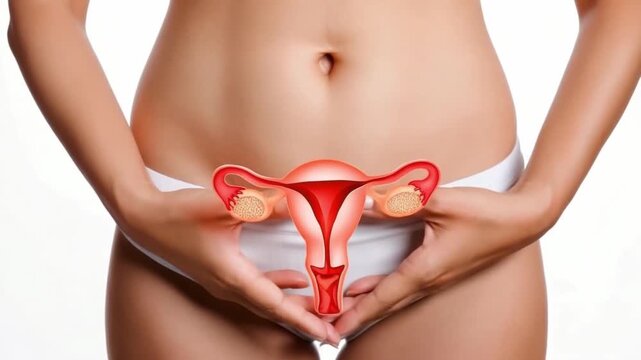 This content provides information on female reproductive health, highlighting the anatomy and functions of the uterus and ovaries in a clear manner for better understanding