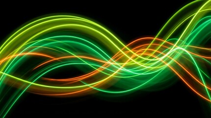 Abstract background of wavy colored lines background. For text and message design. 