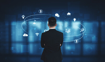 Digital business ecosystem integrating multiple business, ecosystem, and technology elements in a seamless digital network Vouch