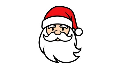 Obraz premium santa claus vector illustration