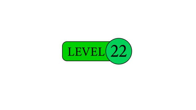 Level 22 game green bar 