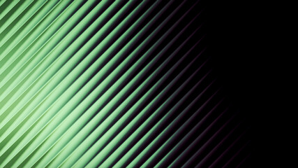Abstract green and black background with diagonal stripes creating a modern and sleek design