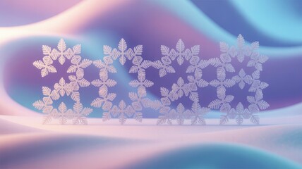 Dreamy pastel flowers on a soft, blurred background
