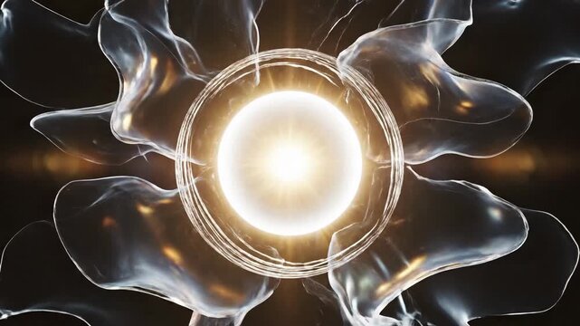 Elegant Controlled Release Drug Payload Blooming Animation