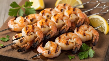 Juicy Charred Food Design
