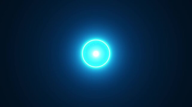 Blue particle shockwave.Digital shockwave, 4K explosion shockwave effect and diverging waves on transparent background. Glowing shockwave particles. Alpha channel. Overlay template.
