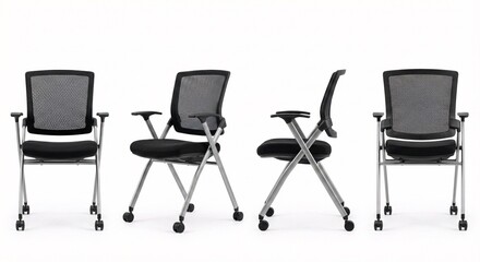 Modern ergonomic office chairs offer versatile seating solutions for a dynamic and productive workspace