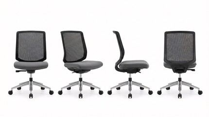 Upgrade your workspace with this modern ergonomic office chair for ultimate comfort and...