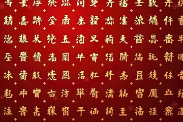 Abstract chinese calligraphy design