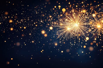 Abstract fireworks display