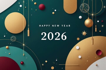 Abstract festive greeting card