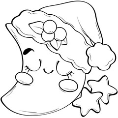 sleep moon christmas