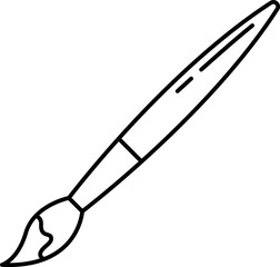 Paint Brush Outline Icon