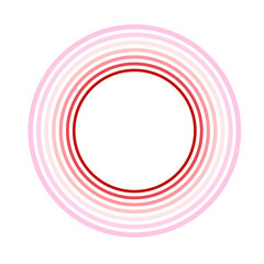 Abstract Colorful Rainbow Circle