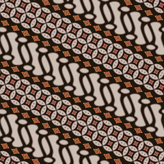 Seamless Retro Modern Batik Pattern December 10th 2025