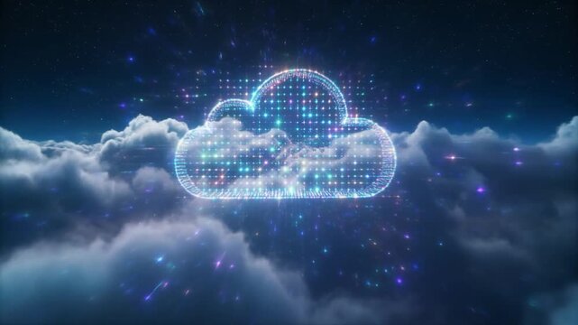 abstract background with clouds