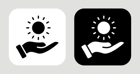 Reach Beyond Icon In Black and White Glyph Style