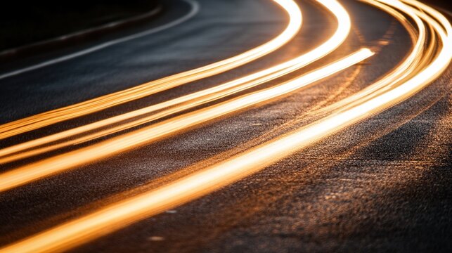turbo. Dynamic road scene capturing speed with blurred lines and dramatic lighting contrast. mobility guides, transit brochures, designed for transport & logistics marketing, used by PR specialists.