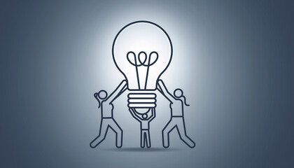 light bulb idea concept