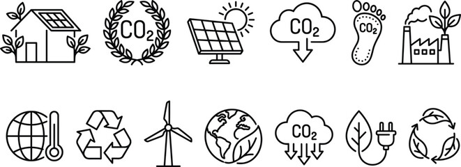 Success and Achievement Icon Set Target, Medal, Trophy, Crown, Certificate, Mountain Flag, Goals, and Career Ladder Outline Vector Collection