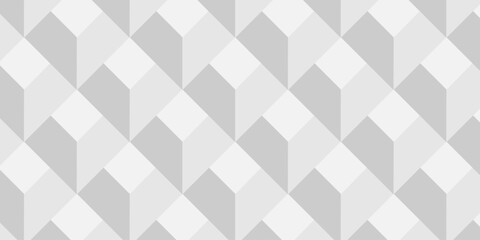 Structure wall white block box cube. seamless pattern grid vintage surface triangle. web monochrome square texture white background.	
