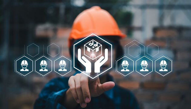 Abstract gradient particle waves seamlessly flowing with soft purple light and bokeh. Orange and blue digital waves. Technology, engineering, science, and artificial intelligence background. 4k loop.