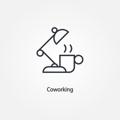 coworking icon symbol illustration vector eps10 logo template design pattern seamless bright minimal design flat design realistic style simple design modern design