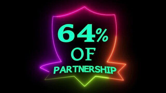 Sixty-four percent partnership animation